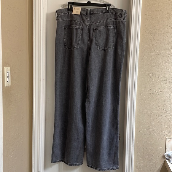 ♻️ New Universal Thread Gray 100 % Cotton Non Stretch Jeans size 18/34 Regular - Picture 3 of 10